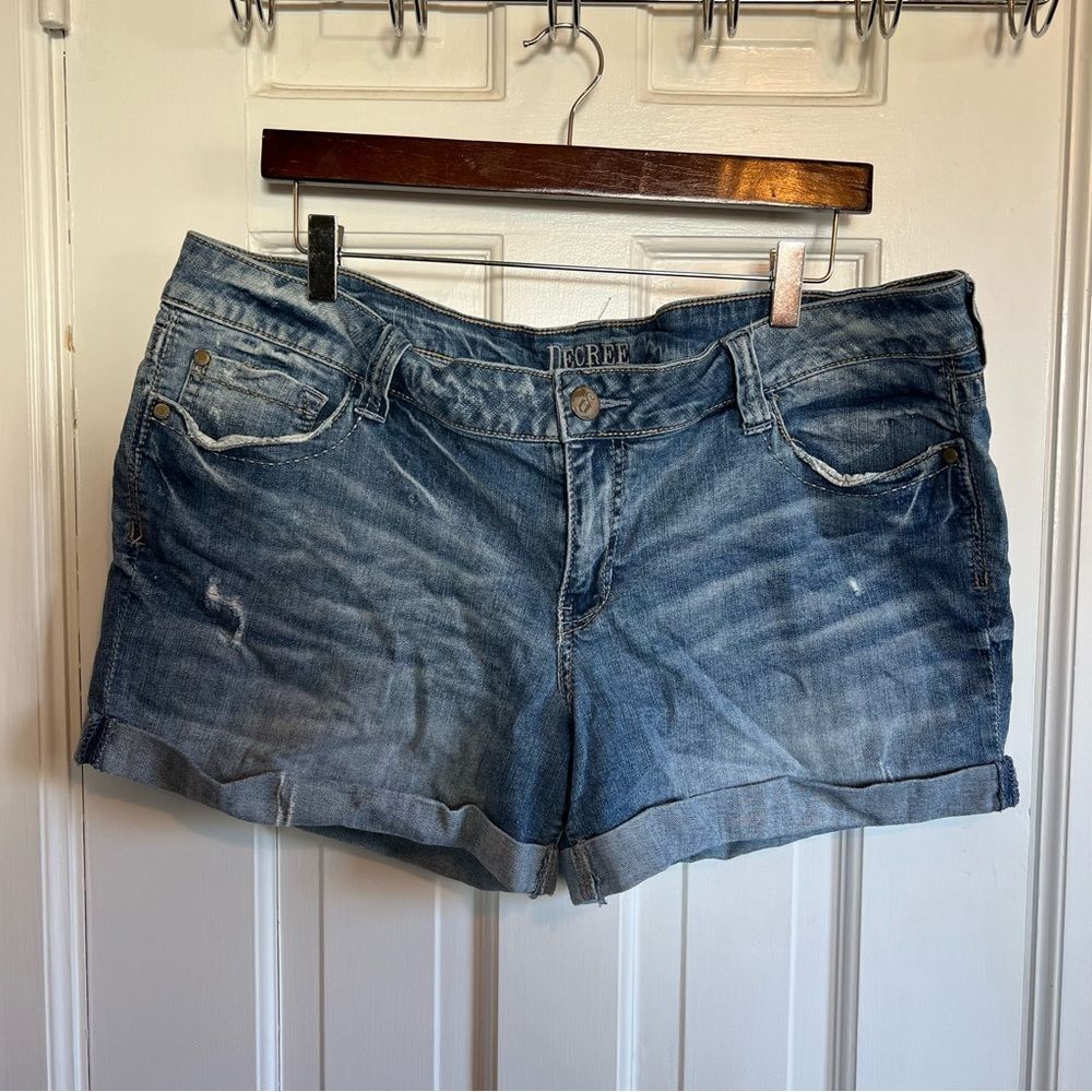 Decree Classic Blue Jean Shorts